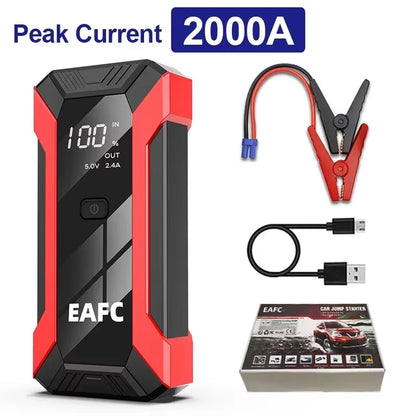 2000A/1200A/1000A Car Jump Starter Portable 6L/4L Power Bank Emergency Car Booster Device Car Charger Starting for SUV Truck